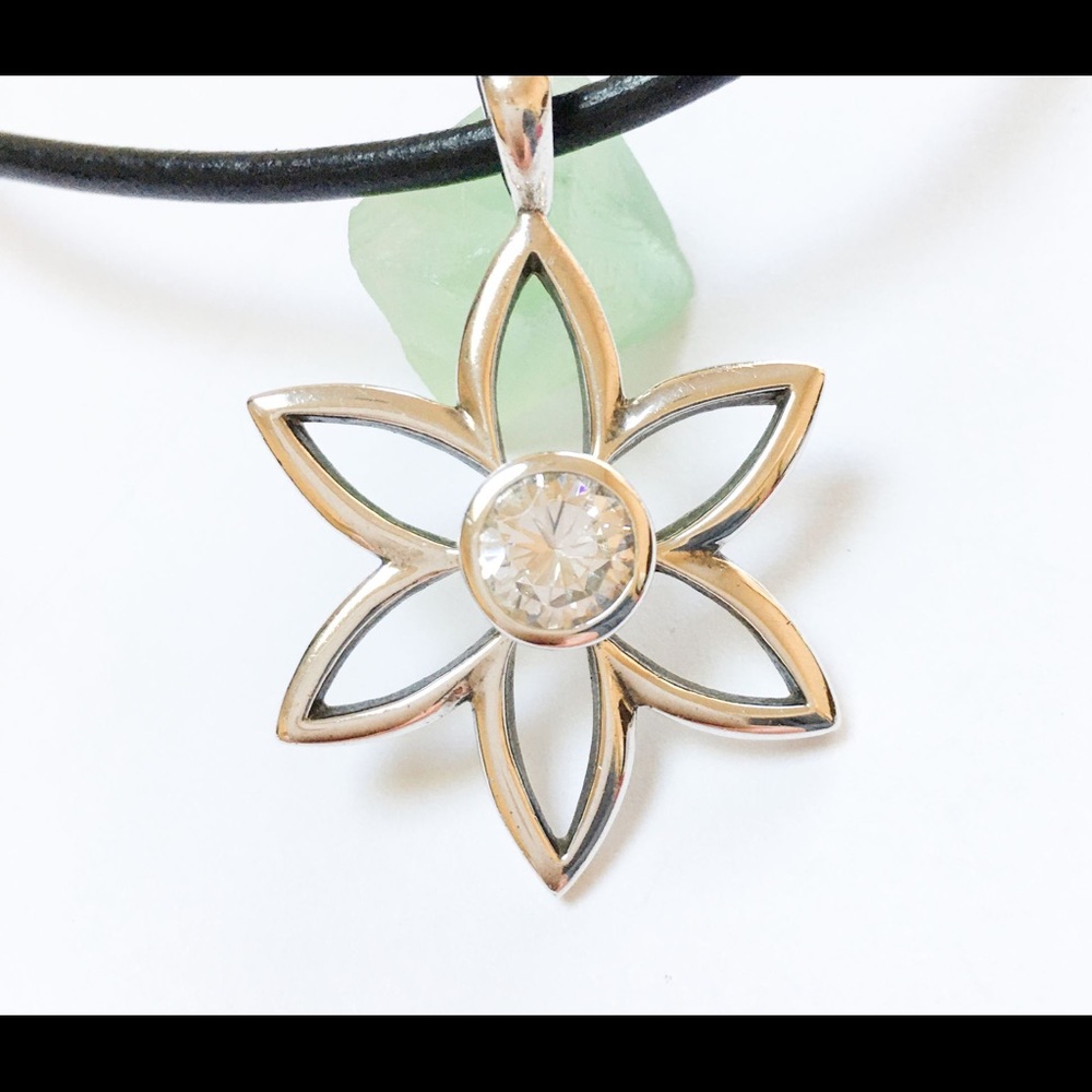 SILPADA 925 CZ Cubic Star Pendant ONLY S1195